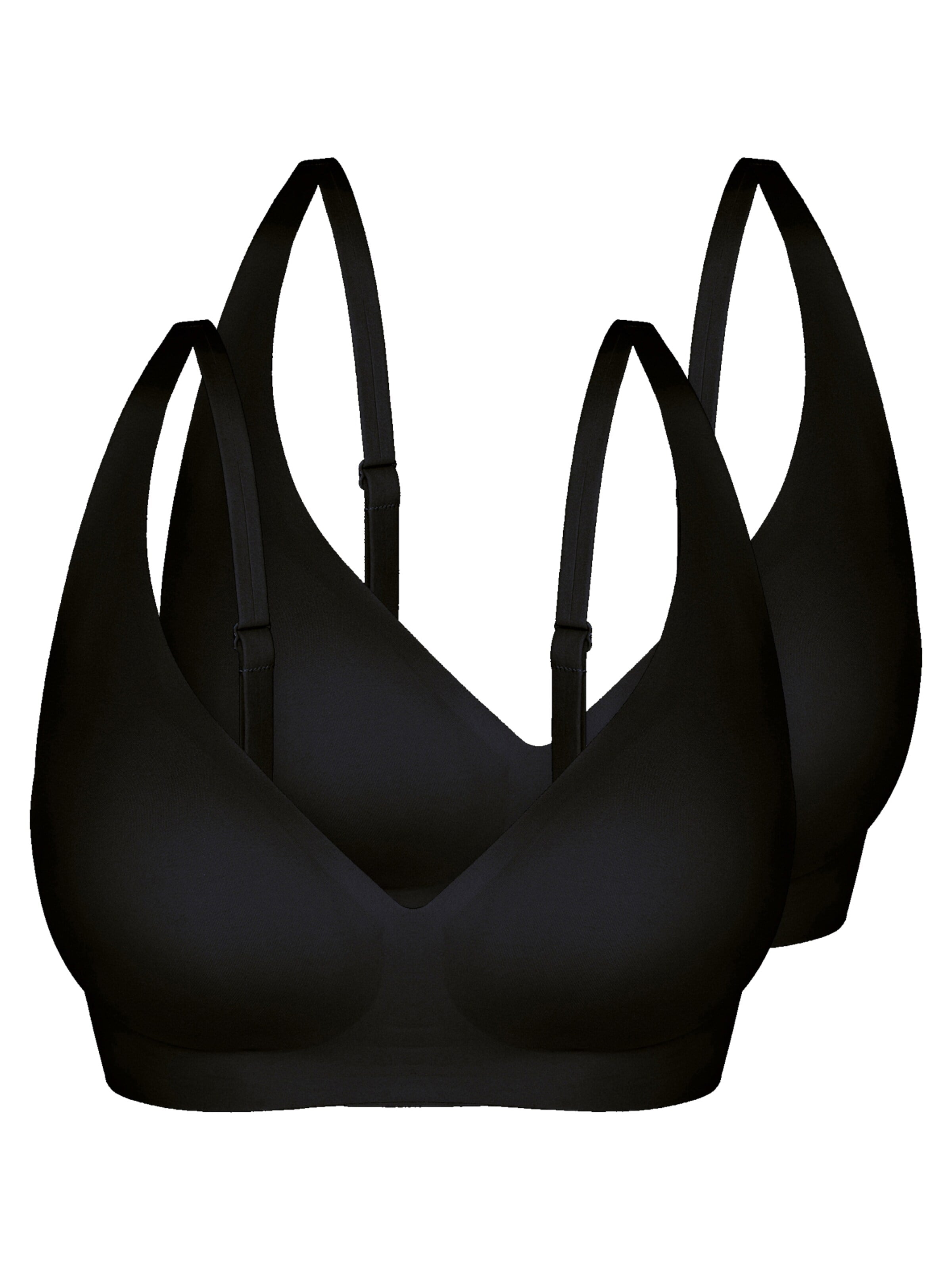 sassa Mieder 'Bonded Micro'‌‌‌‌‌‌‌‌ in Schwarz: Vorderseite