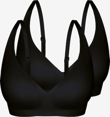 sassa Mieder 'Bonded Micro' in Schwarz: Vorderseite