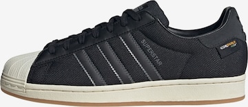 ADIDAS ORIGINALS Ниски маратонки 'Superstar' в черно: отпред