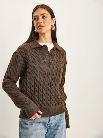 Bianco Lucci - Pullover em castanho