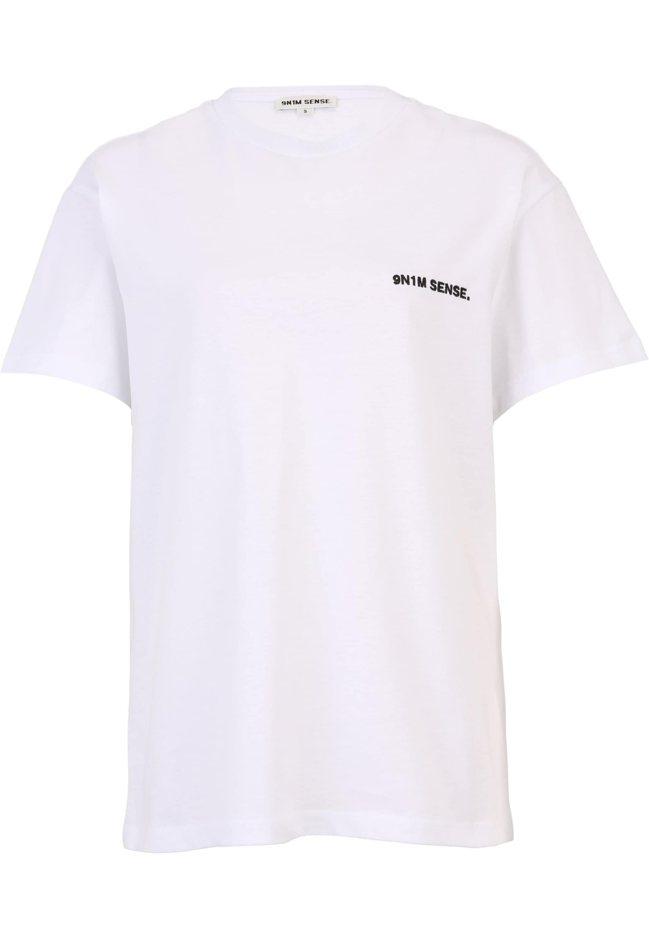 9N1M SENSE Shirt 'Essential' in White: front