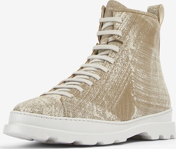 CAMPER Lace-Up Boots ' Brutus ' in Beige: front