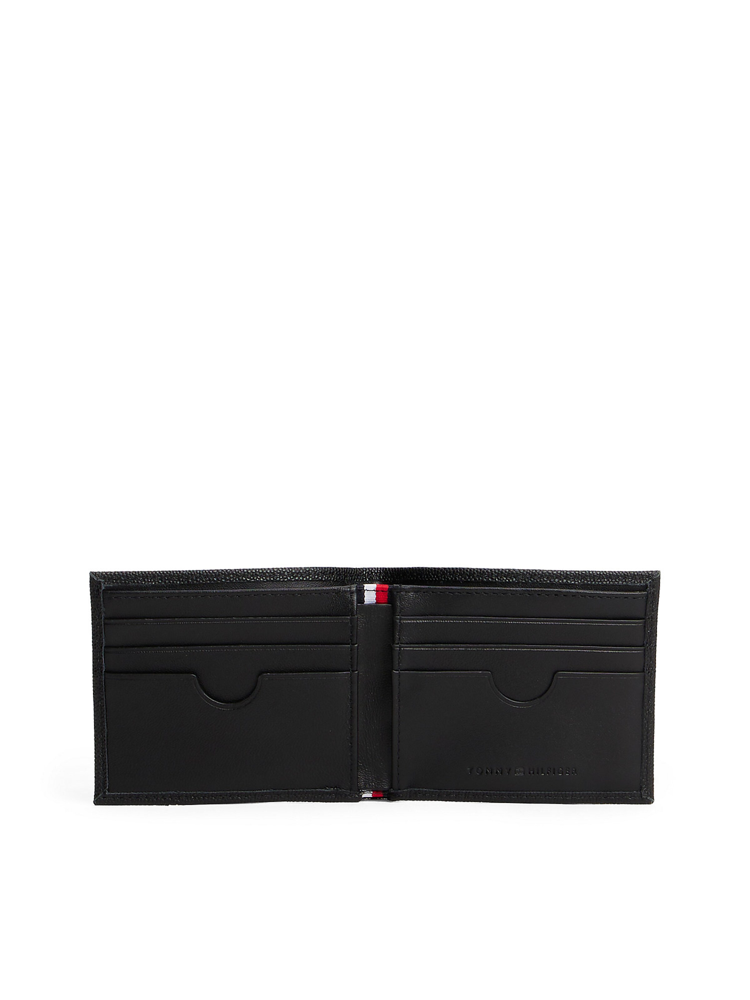 TOMMY HILFIGER Portemonnaie in Schwarz