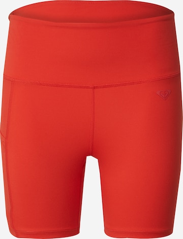ROXY Workout Pants 'Heart Into It' in Red: front