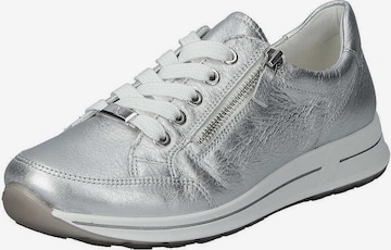 Sneaker bassa 'Osaka' di ARA in argento: frontale