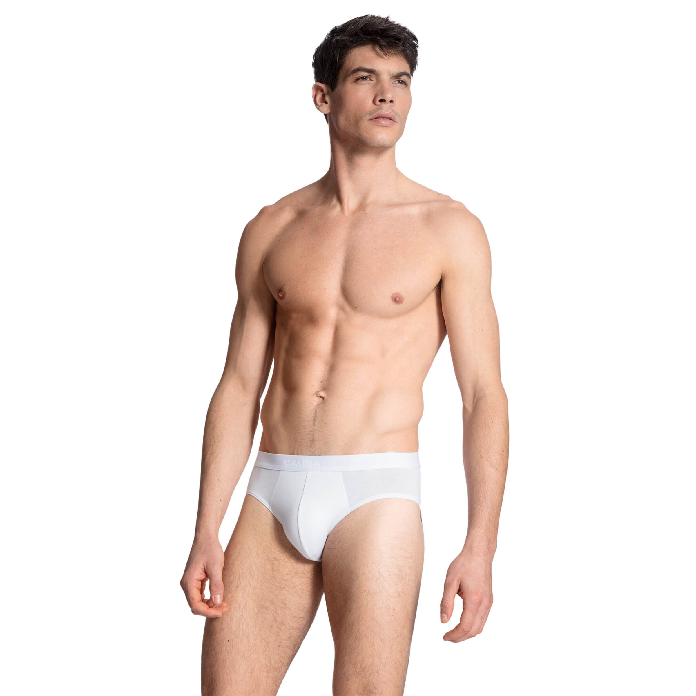 CALIDA Slipy – bílá