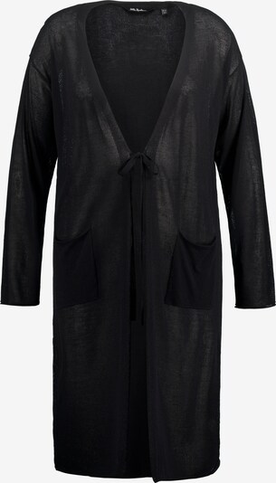 Ulla Popken Cardigan en noir, Vue avec produit