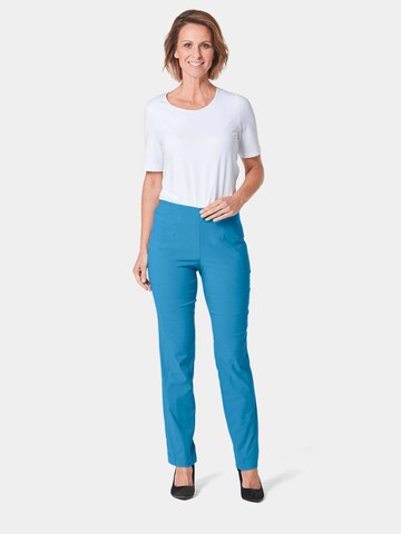 Goldner Regular Broek 'Louisa' in Blauw