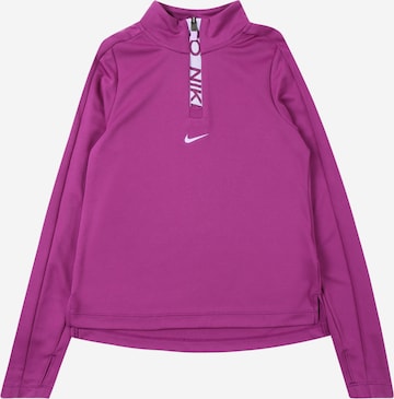 NIKE Performance shirt in Purple: front