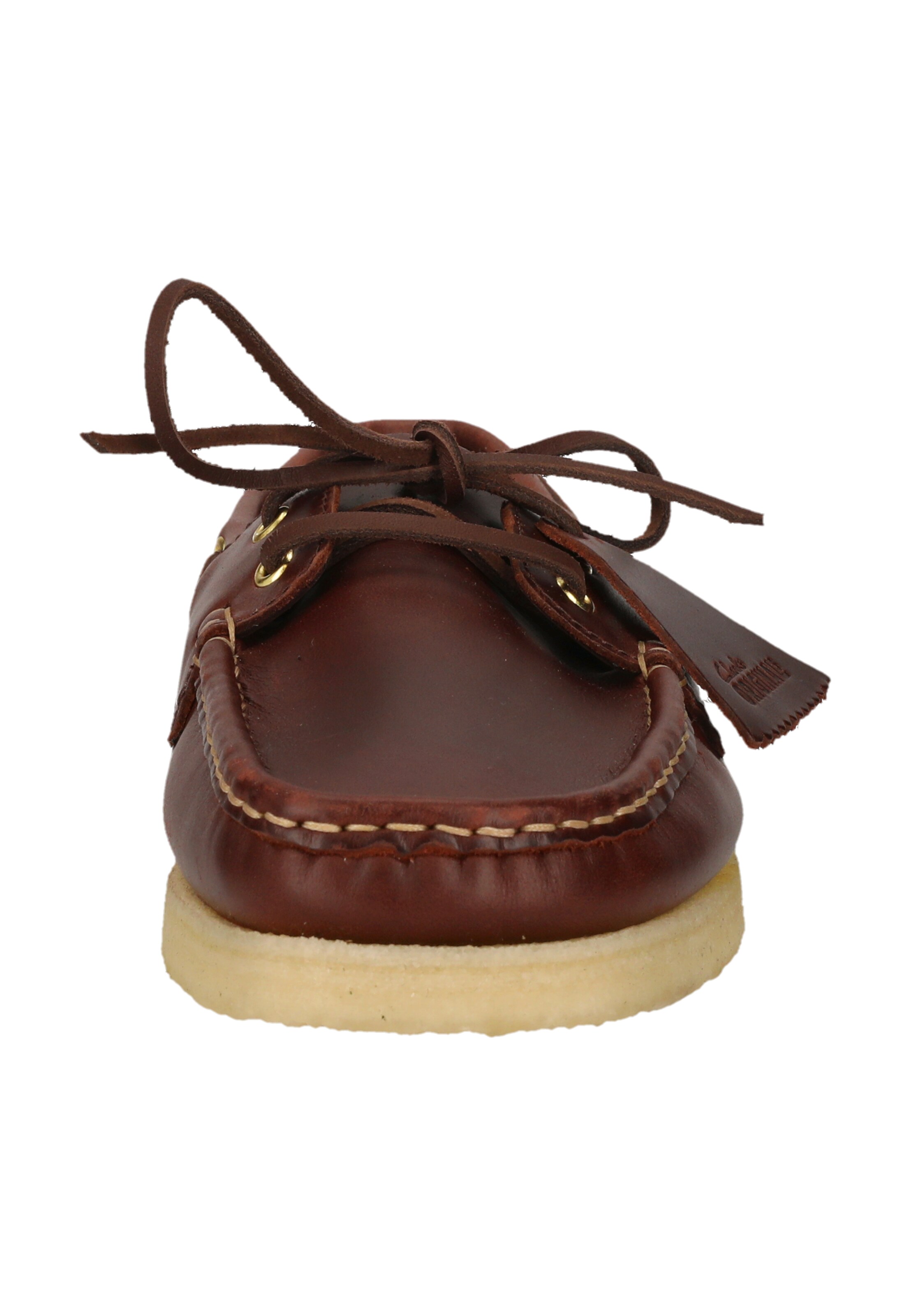 CLARKS Veterschoen 'Godney Boat' in Bruin