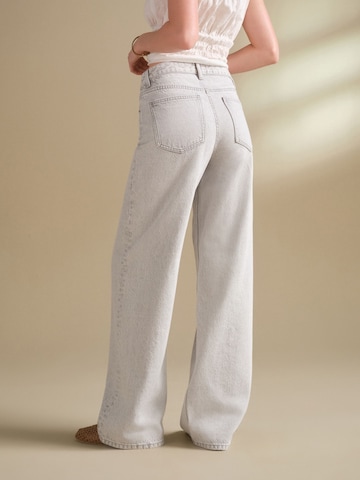 Next Wide leg Jeans i grå
