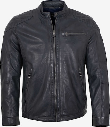 Jilani Between-Season Jacket 'Dante' in Blue: front