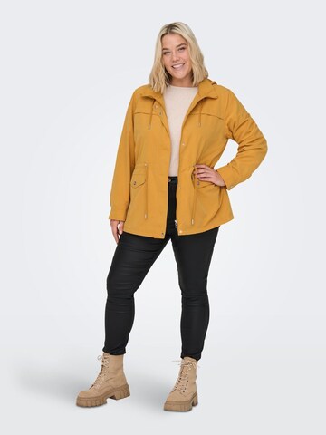 ONLY Carmakoma Tussenparka 'Starline Spring' in Geel