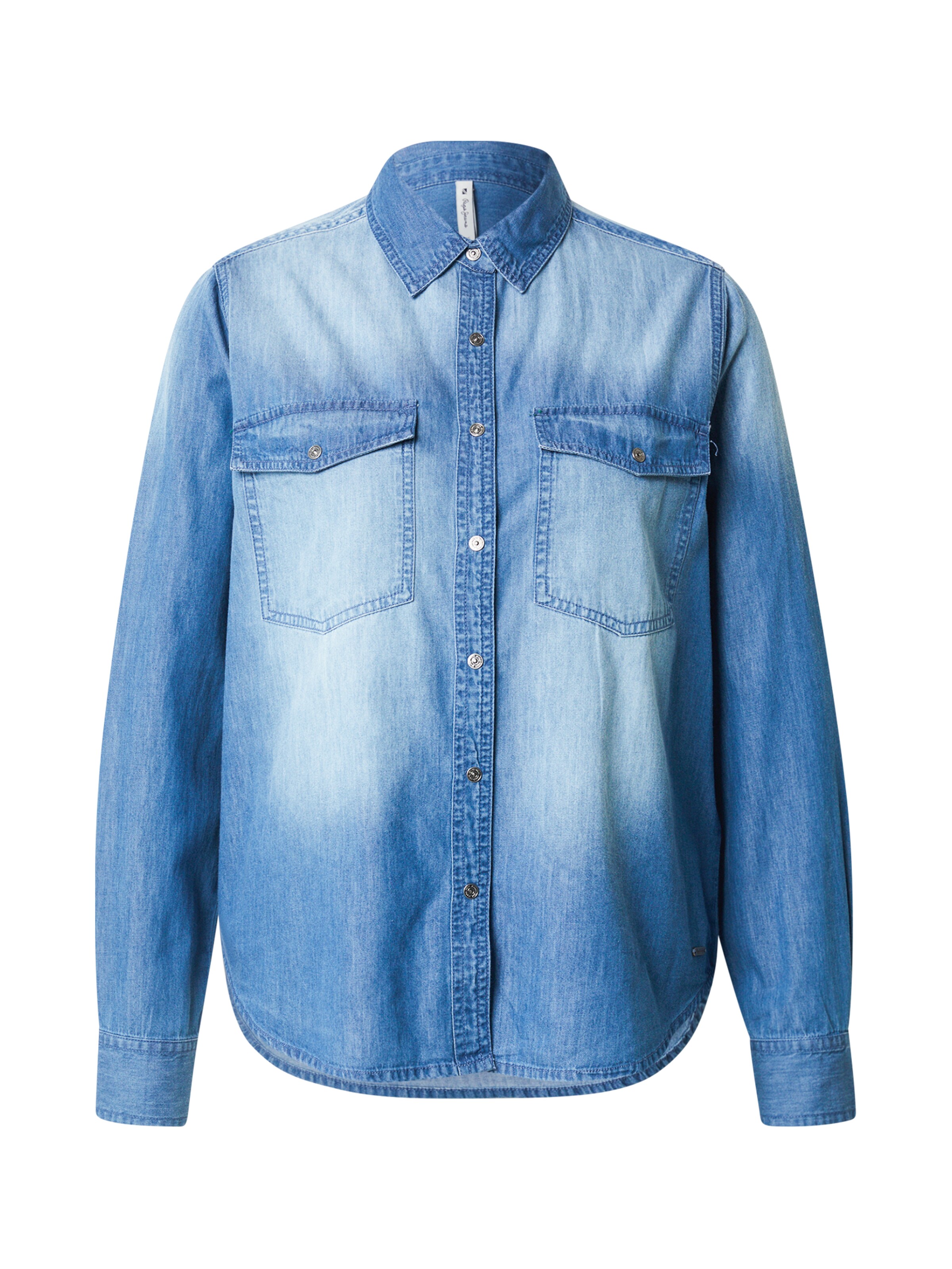 Pepe Jeans Bluse 'SANSA' in Blau: Vorderseite