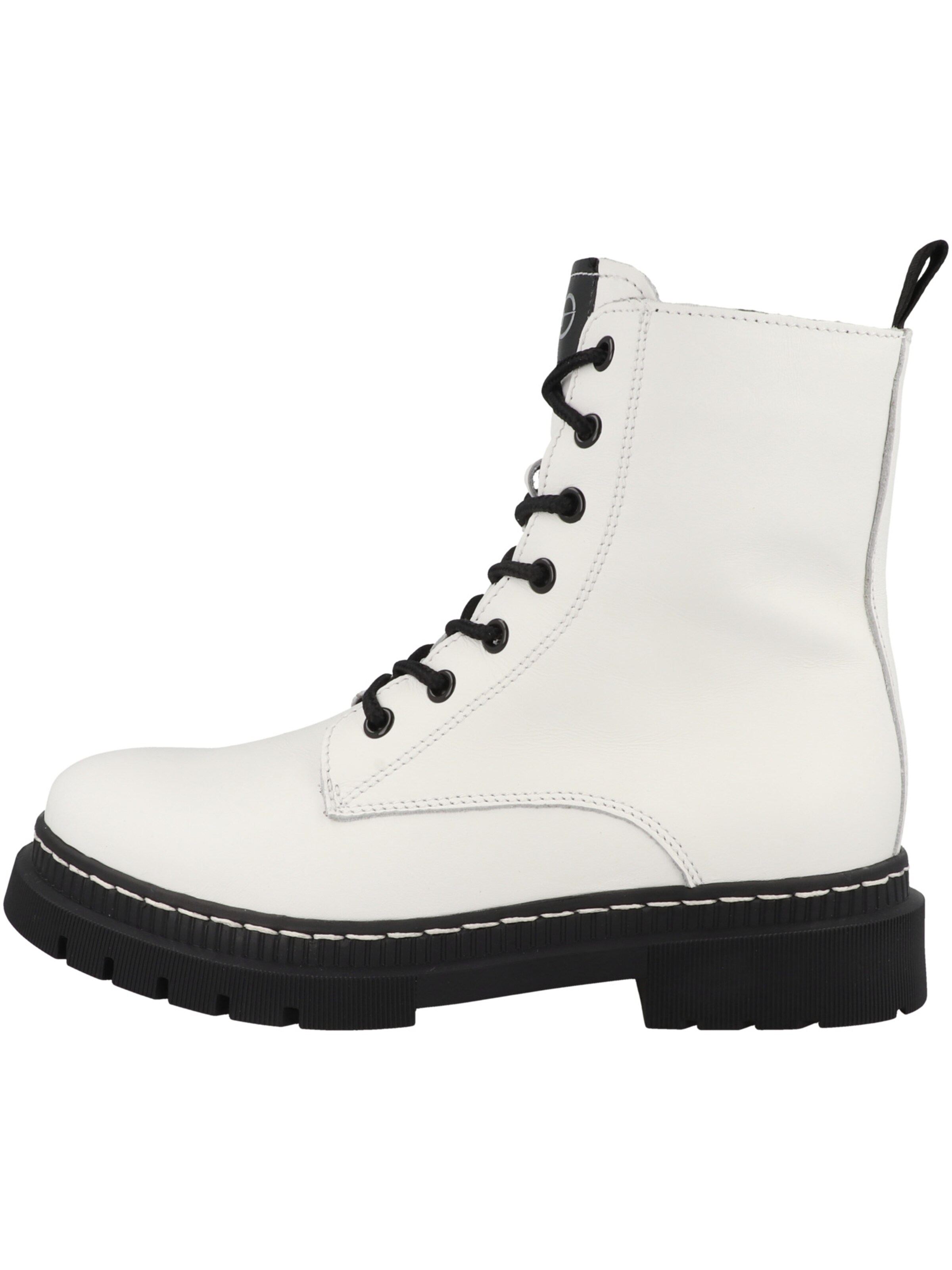 Tamaris Lace-up bootie in White