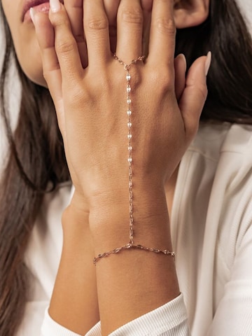 Hey Happiness Bracelet 'Hand Grace' in Gold: front