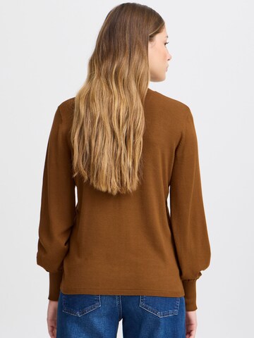 ICHI Sweater ' MAFA ' in Brown