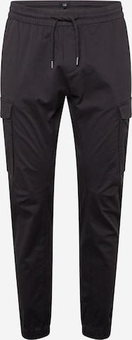 QS Slim fit Cargo Pants in Grey: front