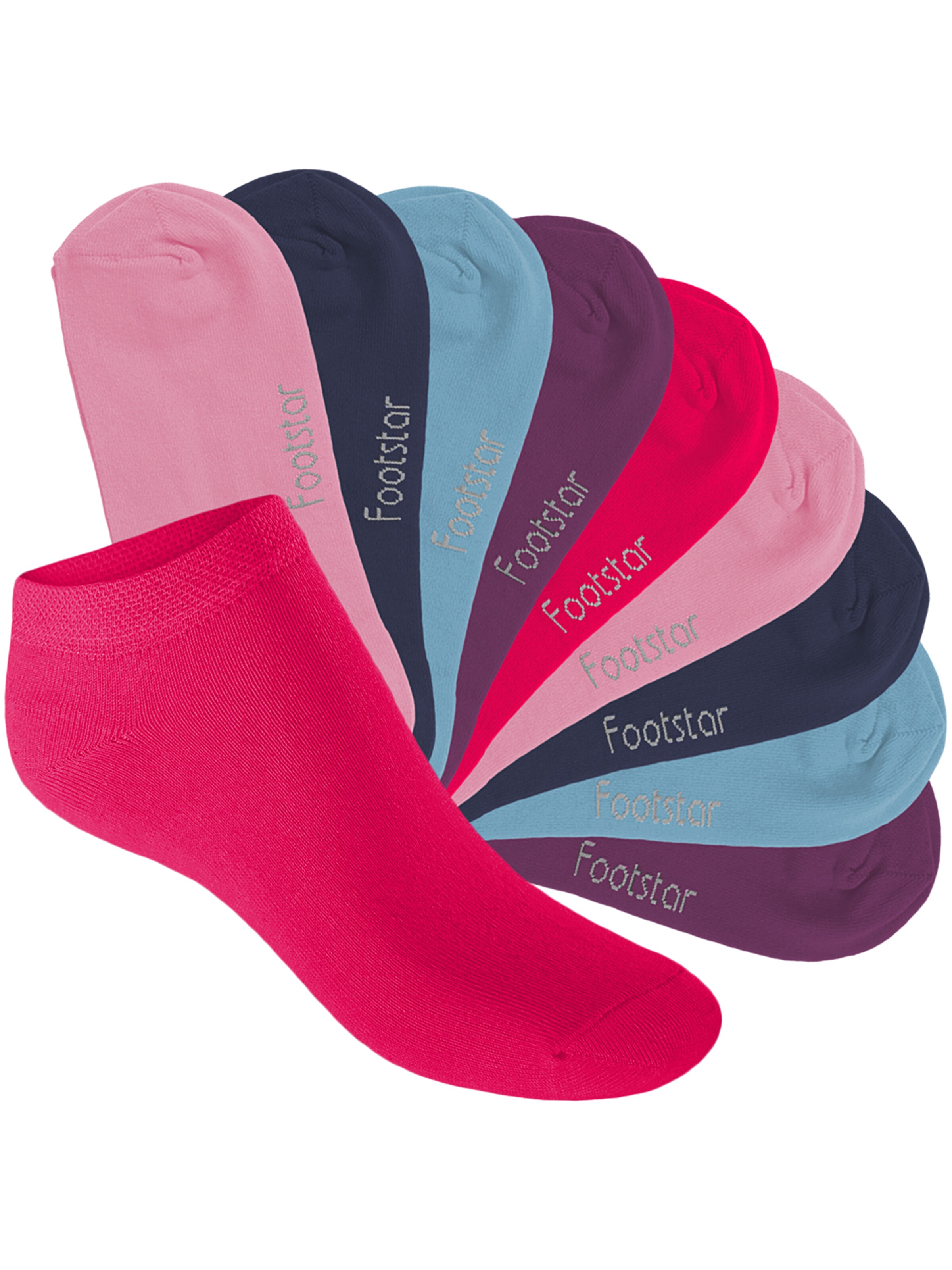 footstar Socken 'EVERYDAY! Kinder'‌ in Pink: Vorderseite