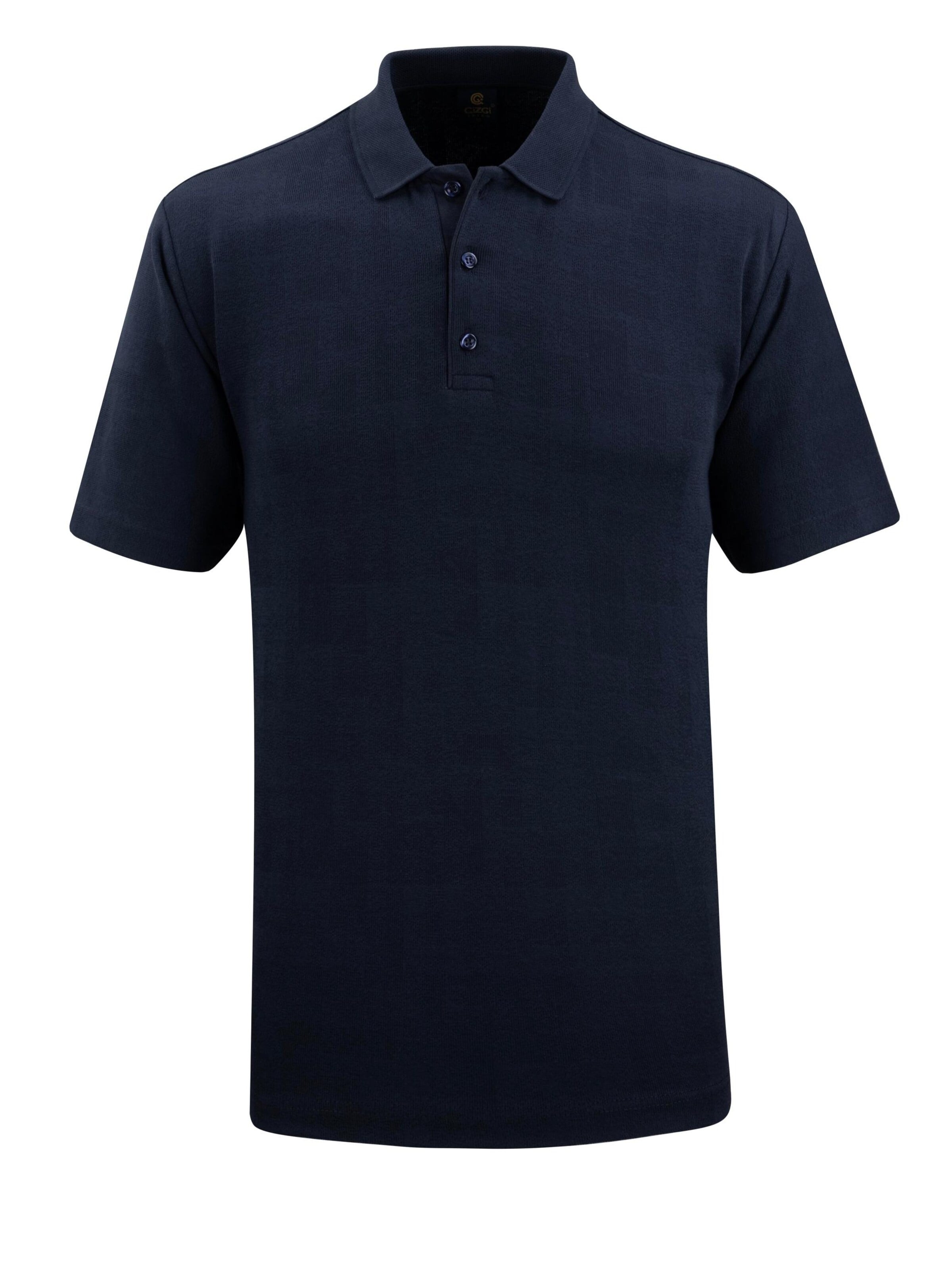 Cizgi Triko Shirt‌‌‌‌ in Blau: Vorderseite