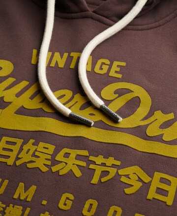 Sweat-shirt Superdry en marron