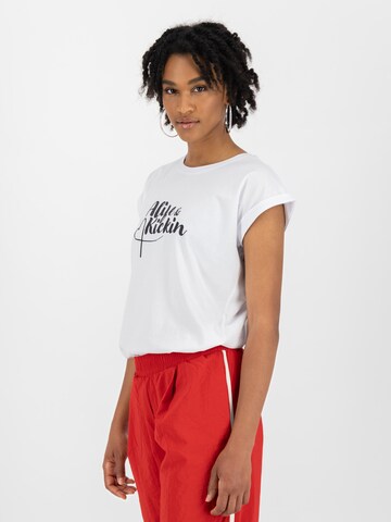 Alife and Kickin - Camiseta 'EnidAK' en blanco