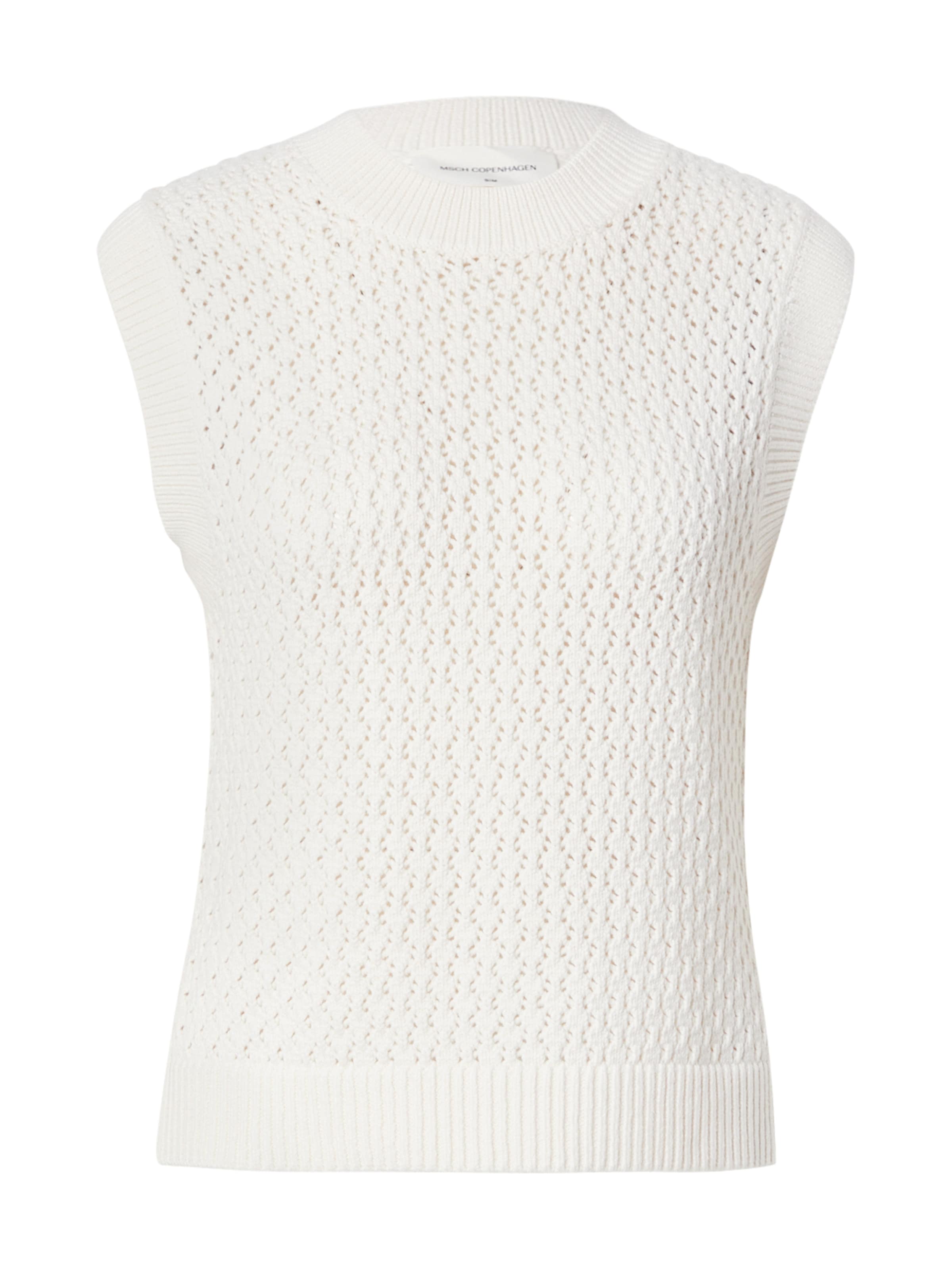 MSCH COPENHAGENPulover 'Daina' - bijela boja: prednji dio