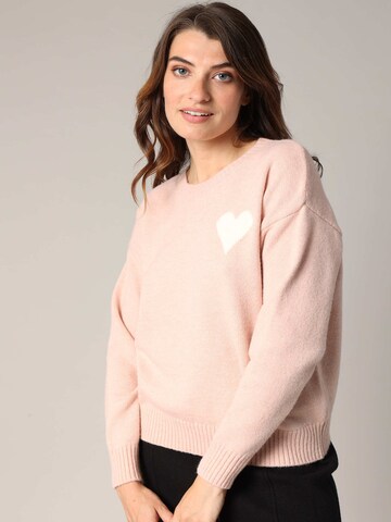 Deeluxe Trui 'Adonis' in Roze: voorkant