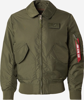 ALPHA INDUSTRIES Přechodná bunda 'CWU-36/P TT' – zelená: přední strana