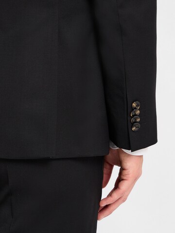 Digel Regular Fit Business-Sakko in Schwarz