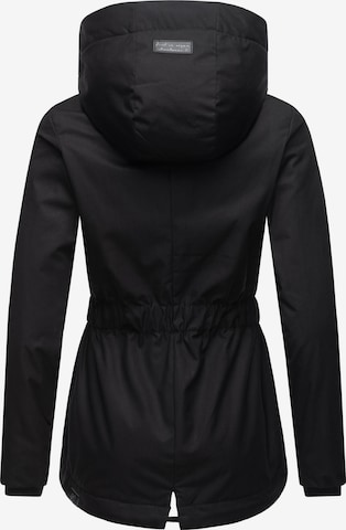 RagwearPrijelazna jakna 'Varvarra' - crna boja