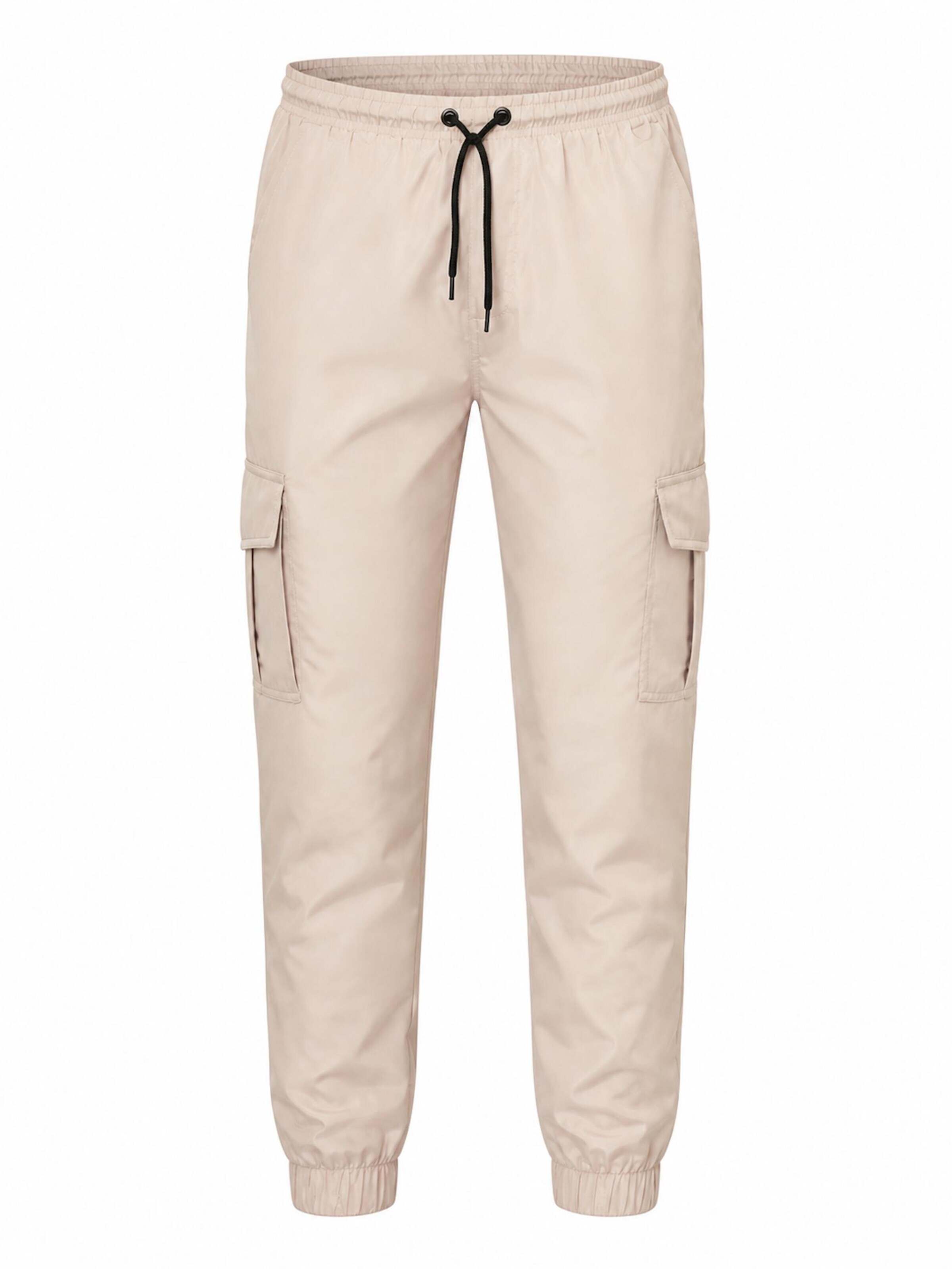 Worldclassca Cargo Pants in Beige: front