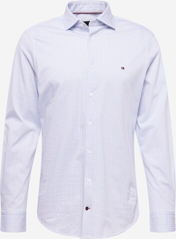 Chemise Tommy Hilfiger Tailored en bleu : devant