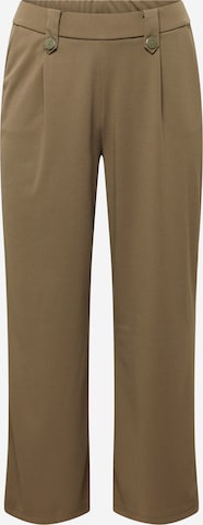 ONLY Curve Pleat-Front Pants 'SANIA' in Green: front