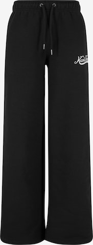Wide leg Pantaloni di Karl Kani in nero: frontale