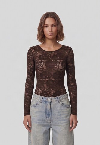 Urban Classics - Body camiseta en marrón: frente