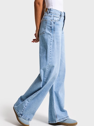 Wide Leg Jean 'WIDE HIGH RISE JEANS' IT'S BASIC en bleu