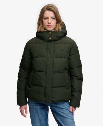 Superdry & Co Tussenjas in Groen: voorkant