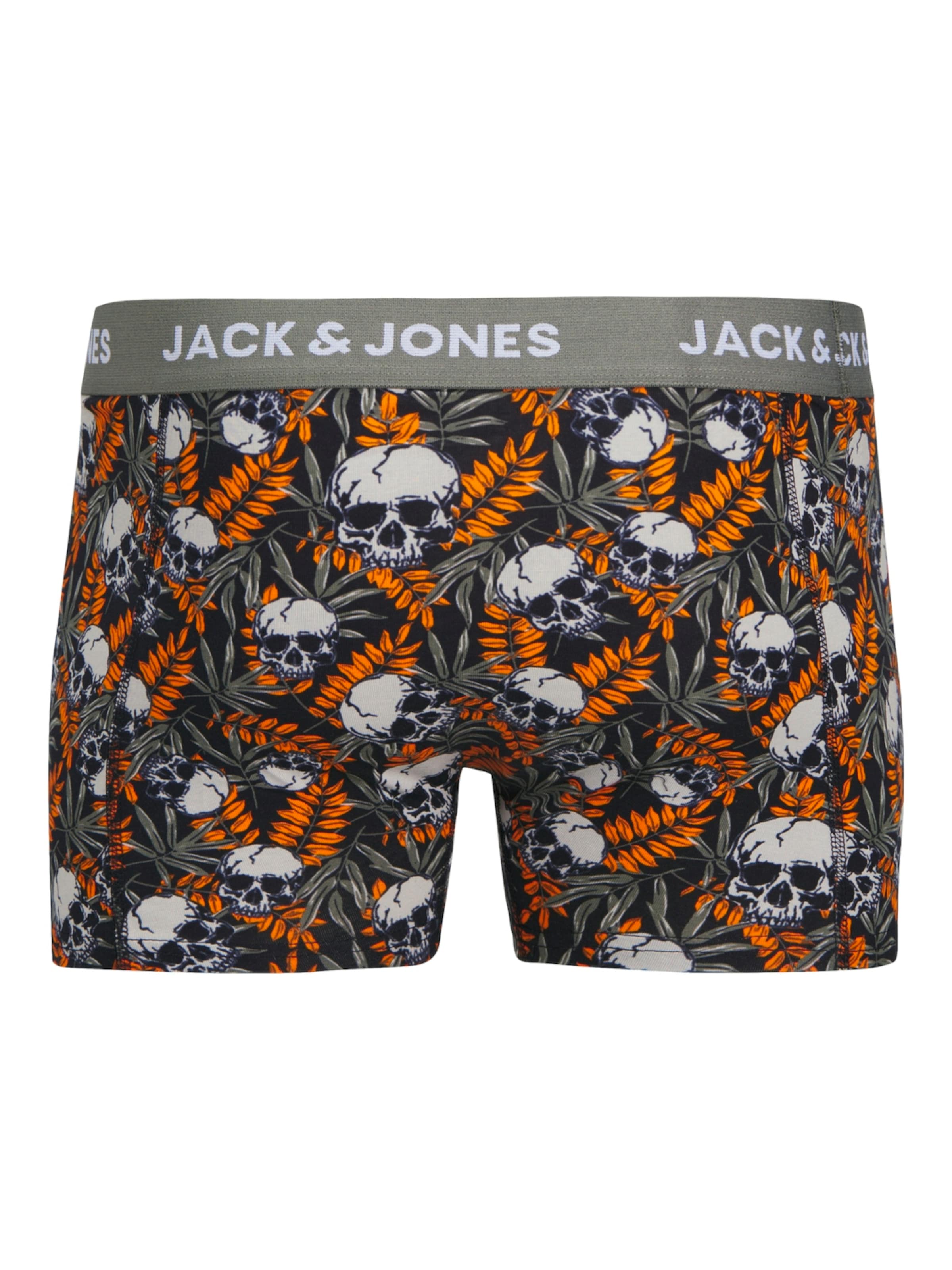 pilka JACK & JONES Boxer trumpikės 'JACHugo Skulls'