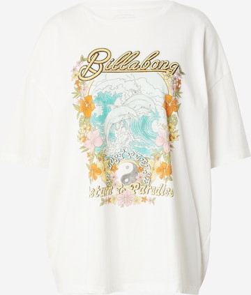 Tricou 'RETURN TO PARADISE' de la BILLABONG pe gri: față