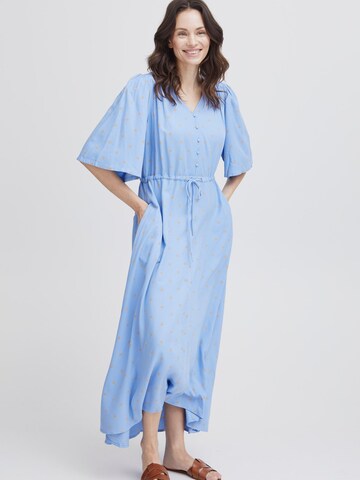 Fransa Shirt dress 'Kamma' in Blue: front