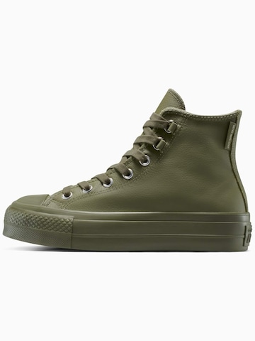 Sneaker alta 'CTAS' di CONVERSE in verde