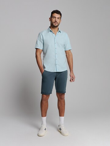 Regular Pantalon No Excess en bleu