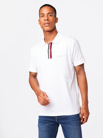 TOMMY HILFIGER Poloshirt in Weiß: predná strana