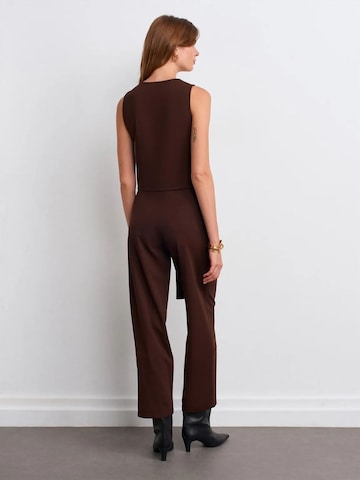 Dilvin Wide Leg Hose in Braun
