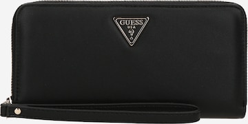 GUESS Портмоне 'TALENT SLG LARGE ZIP AROUND' в Черный: спереди