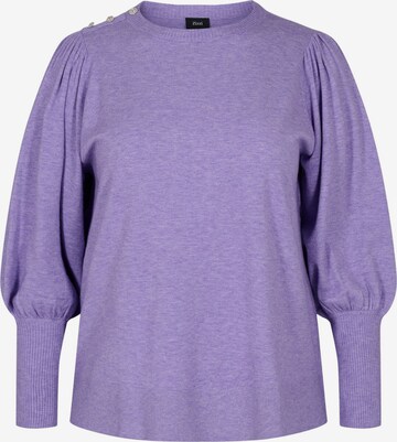 Zizzi Pullover i lilla: forside