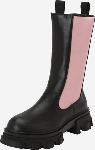 Bottes 'KIRA' Public Desire en noir : devant