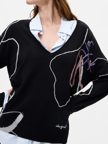 Desigual Pullover in Schwarz