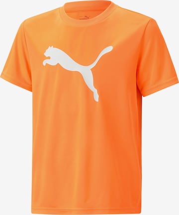 PUMA Funkcionalna majica | oranžna barva: sprednja stran